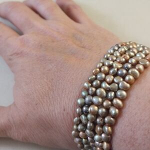 Freshwater Pearl Multi-Strand Bracelet